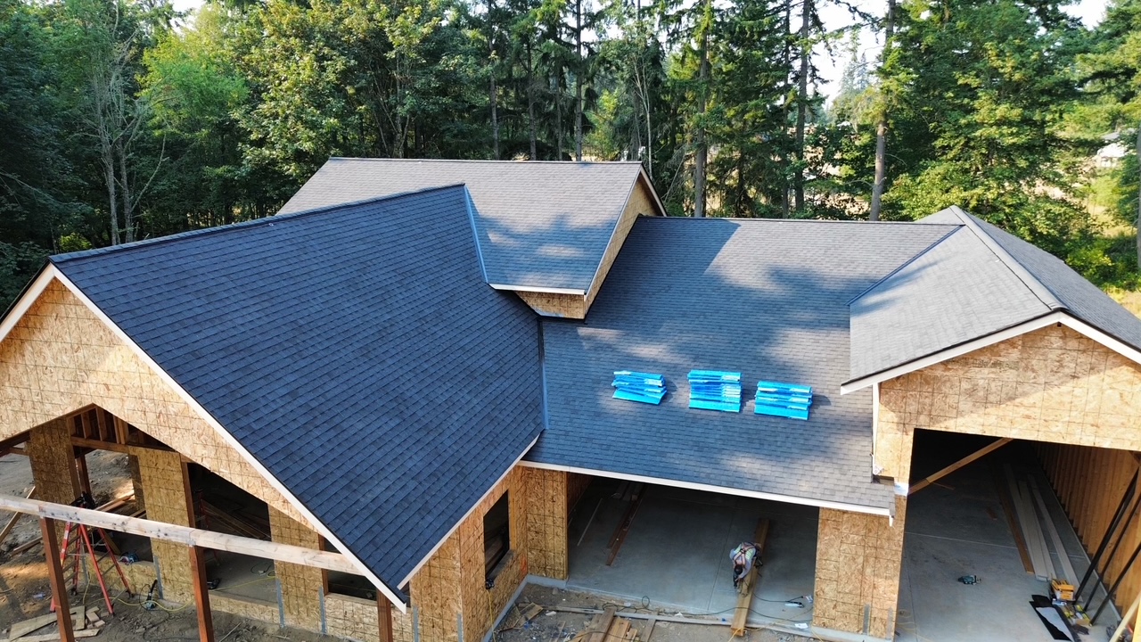 CUSTOM NEW CONSTRUCTION ROOF IN ORTING WA